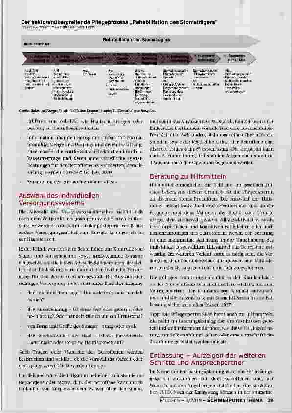 Vorschauseite 3: STOMAPFLEGE, BESONDERS BEI ONKOLOGISCHEN PATIENTEN EINE HERAUSFORDERUNG?