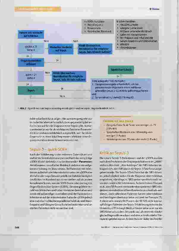 Vorschauseite 3: Die neue Sepsisdefinition: Sepsis-3
