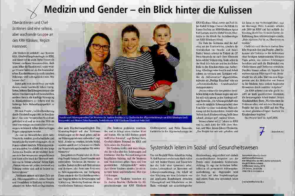 Vorschauseite 1: Medizin und Gender ein Blick hinter die Kulissen