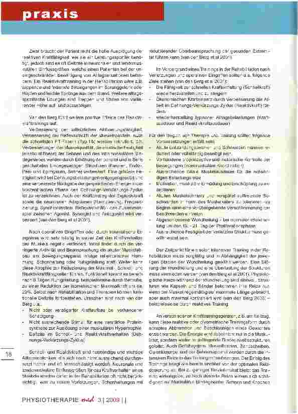Vorschauseite 2: Behandlungsziel KRÄFTIGUNGTrainingsund Therapiekonzept mit dem XCO-Trainer