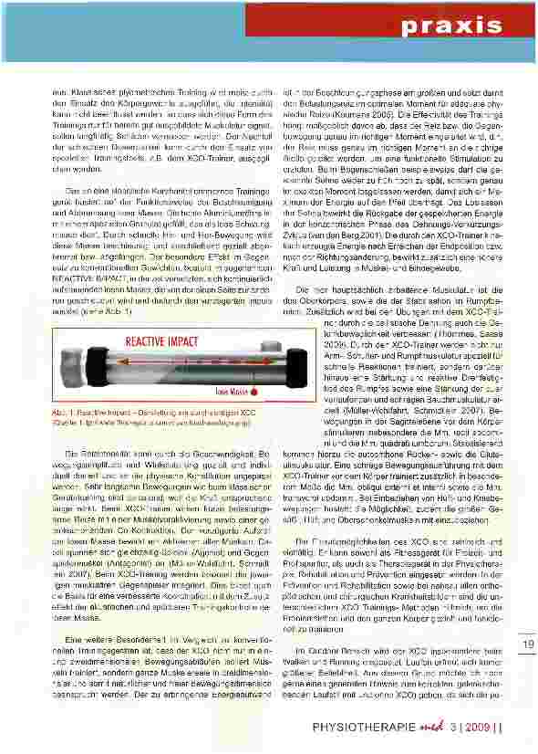 Vorschauseite 3: Behandlungsziel KRÄFTIGUNGTrainingsund Therapiekonzept mit dem XCO-Trainer