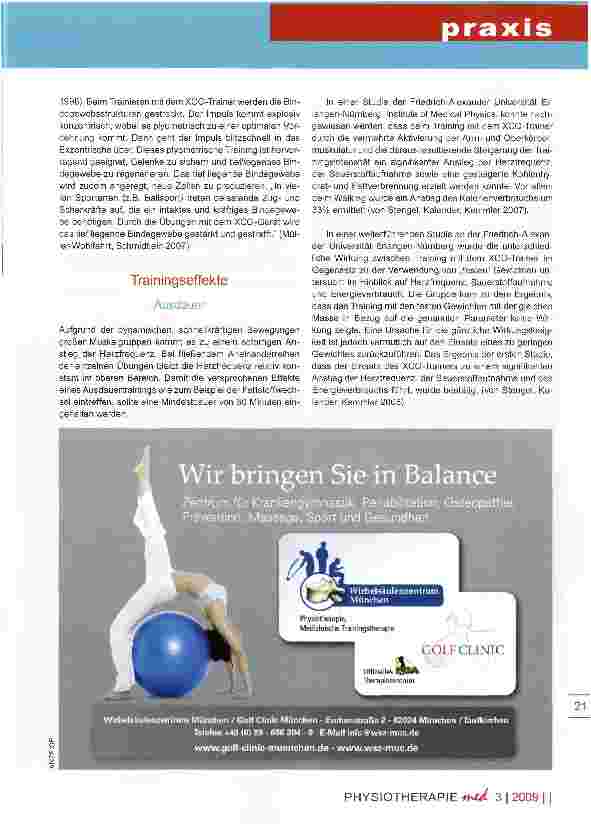 Vorschauseite 5: Behandlungsziel KRÄFTIGUNGTrainingsund Therapiekonzept mit dem XCO-Trainer