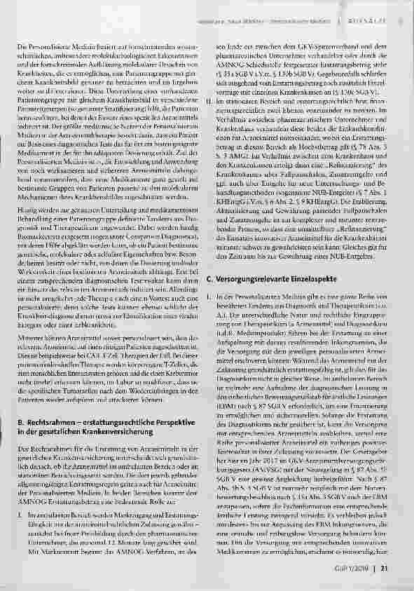 Vorschauseite 2: Neue Märkte? - Personalisierte Medizin