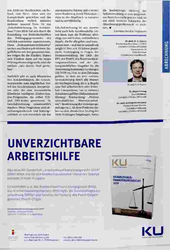 Vorschauseite 4: Fast alle Krankenhausrechnungen sind korrekt