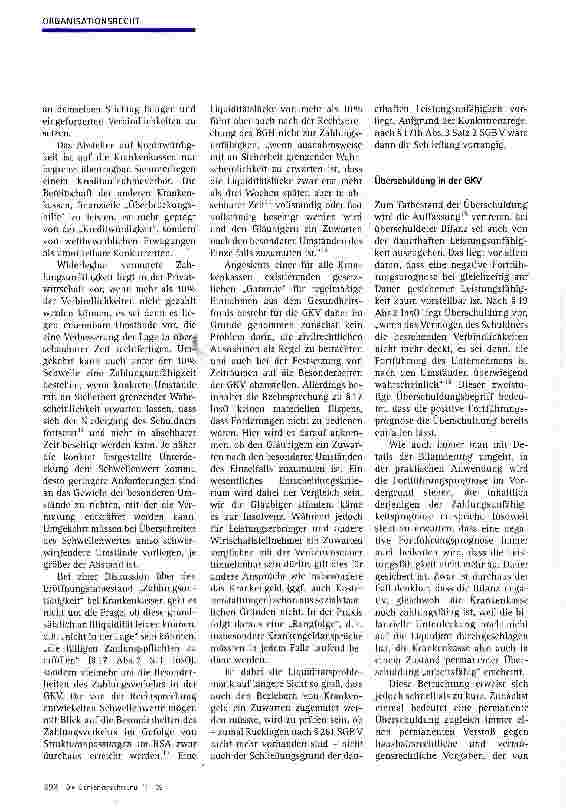 Vorschauseite 4: Krankenkasse in Finanznot