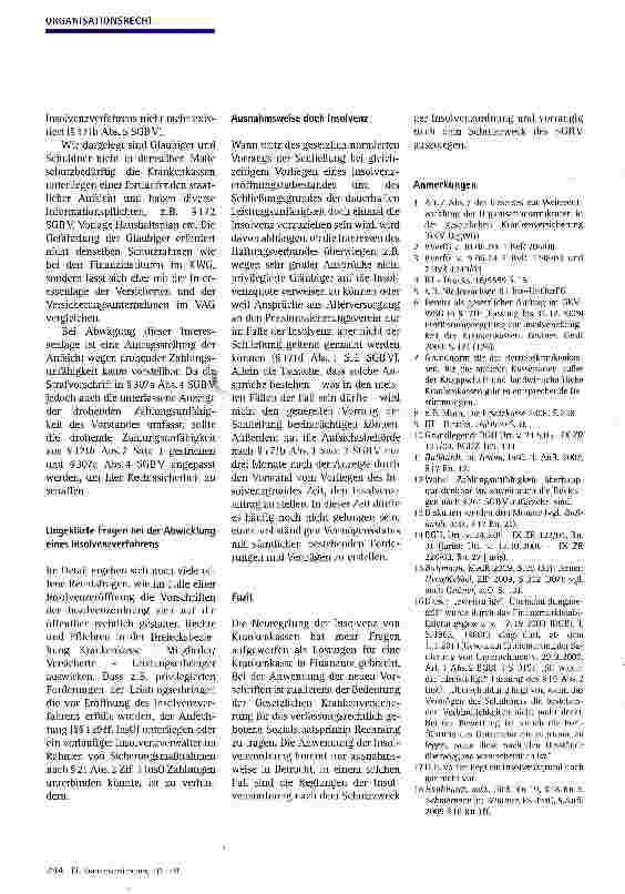 Vorschauseite 6: Krankenkasse in Finanznot