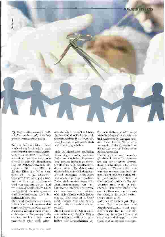 Vorschauseite 2: Ärgerprävention im OP ist Risikomanagement