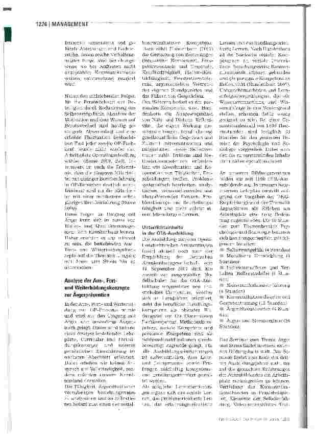 Vorschauseite 3: Ärgerprävention im OP ist Risikomanagement