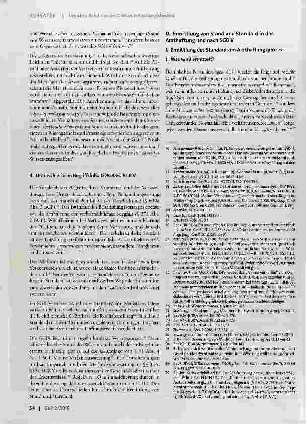 Vorschauseite 6: Richtlinien des G-BA als Behandlungsstandard