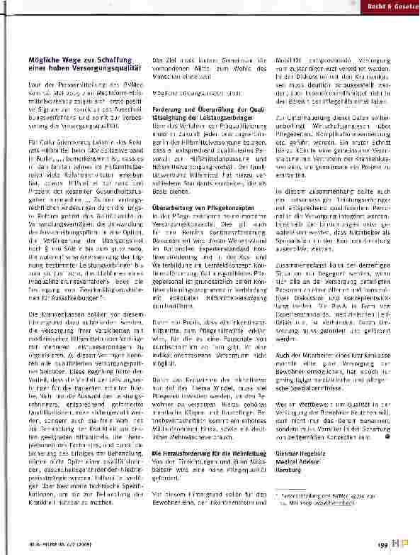 Vorschauseite 2: HilfsmittelausschreibungenZwischen Verlust der individuellen Versorgung und logistischen Herausforderungen