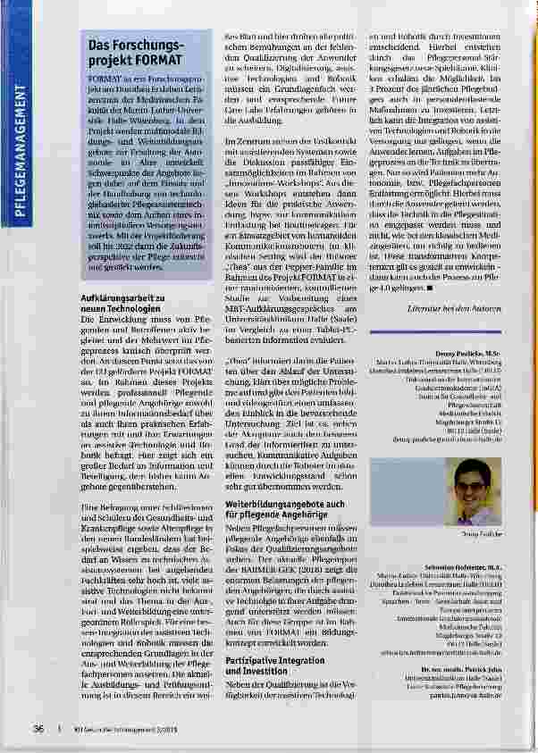 Vorschauseite 3: Assistive Technologien und Robotik in der Pflege