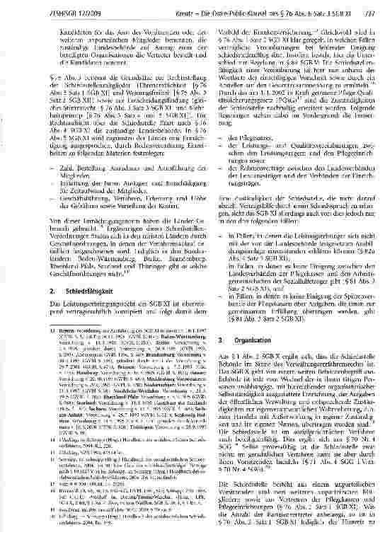 Vorschauseite 2: Die Ordre-Public-Klausel des § 76 Abs. 6 Satz 3 SGB XI