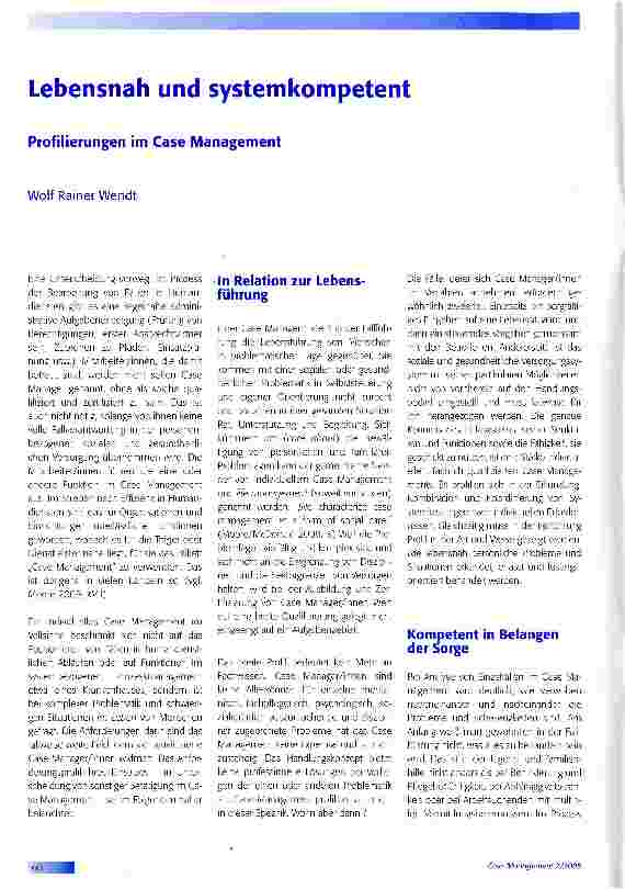 Vorschauseite 1: Lebensnah und systemkompetent