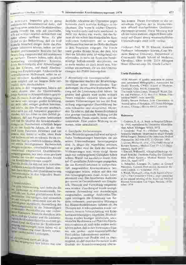 Vorschauseite 4: Methoden und Ergebnisse der Qualitätssicherung im Bereich von Diagnostik und Therapie in den USA