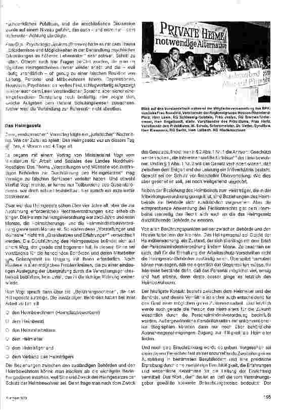 Vorschauseite 2: Private Heime - notwendige Alternative