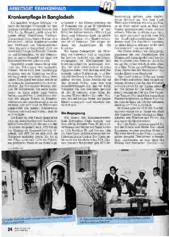 Vorschauseite 1: Krankenpflege in Bangladesh