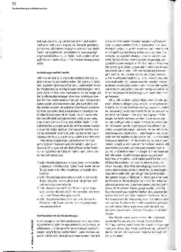 Vorschauseite 2: Familientherapie in Palliative-Care