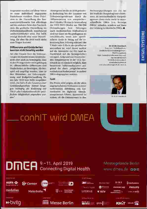 Vorschauseite 3: DRG-Update 2019