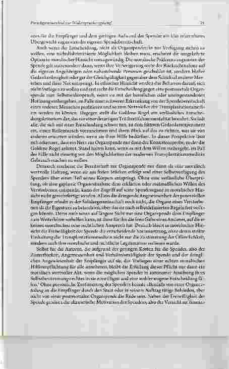 Vorschauseite 3: Paradigmenwechsel zur Widerspruchsregelung?