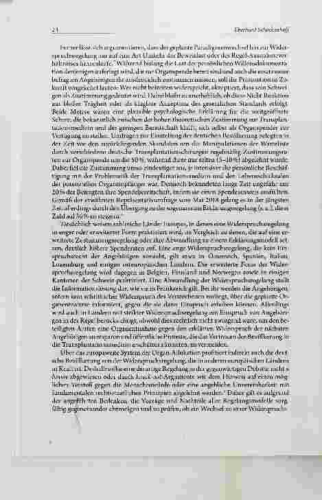 Vorschauseite 6: Paradigmenwechsel zur Widerspruchsregelung?