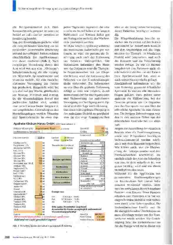 Vorschauseite 3: Sektorenübergreifende Versorgung von Patienten mit applikationsfertigen Parenteralia aus der Krankenhausapotheke