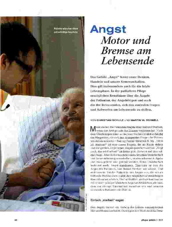 Vorschauseite 1: Angst Motor und Bremse am Lebensende