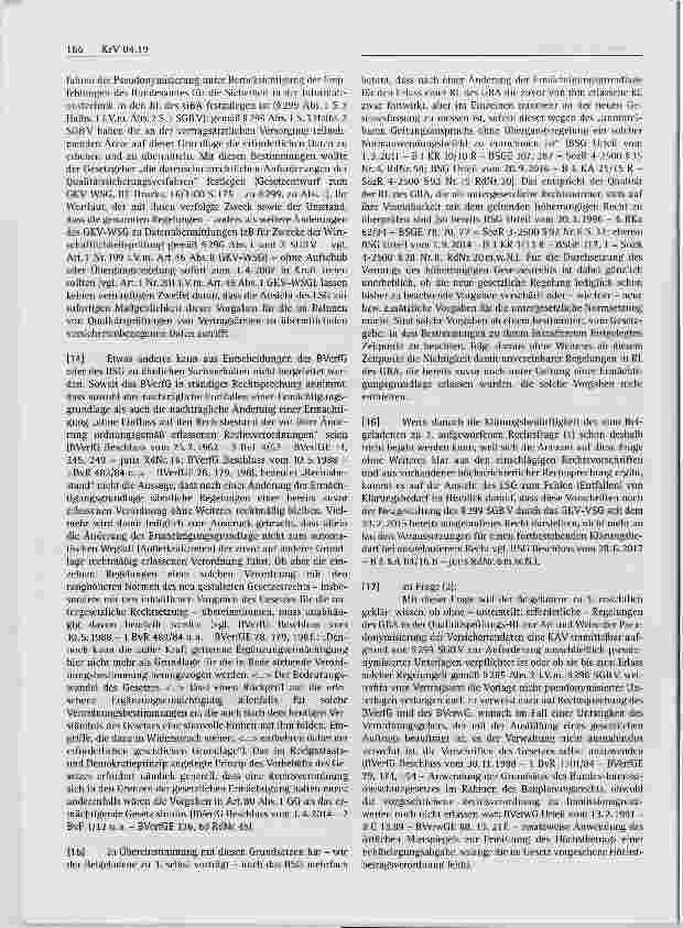 Vorschauseite 3: Vertragsärztliche Versorgung Datenschutzrechtliche Anforderungen für Verfahren der Qualitätssicherung in §299 SGBV - Anforderung der versichertenbezogenen Daten für Zwecke der Qua…