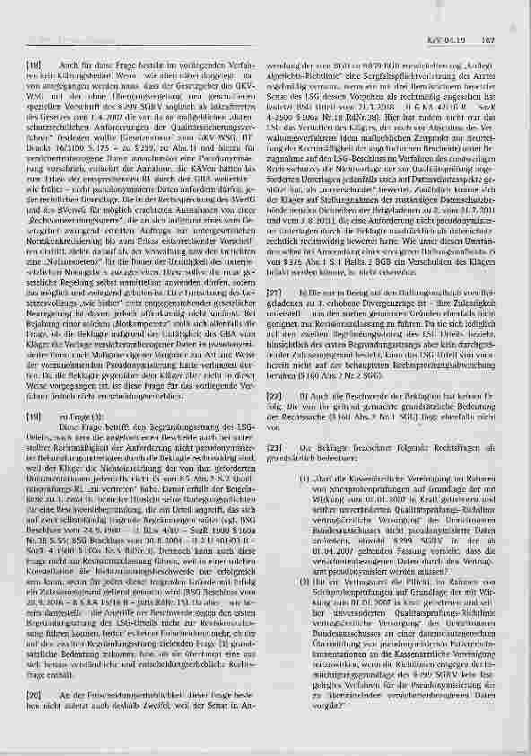 Vorschauseite 4: Vertragsärztliche Versorgung Datenschutzrechtliche Anforderungen für Verfahren der Qualitätssicherung in §299 SGBV - Anforderung der versichertenbezogenen Daten für Zwecke der Qua…