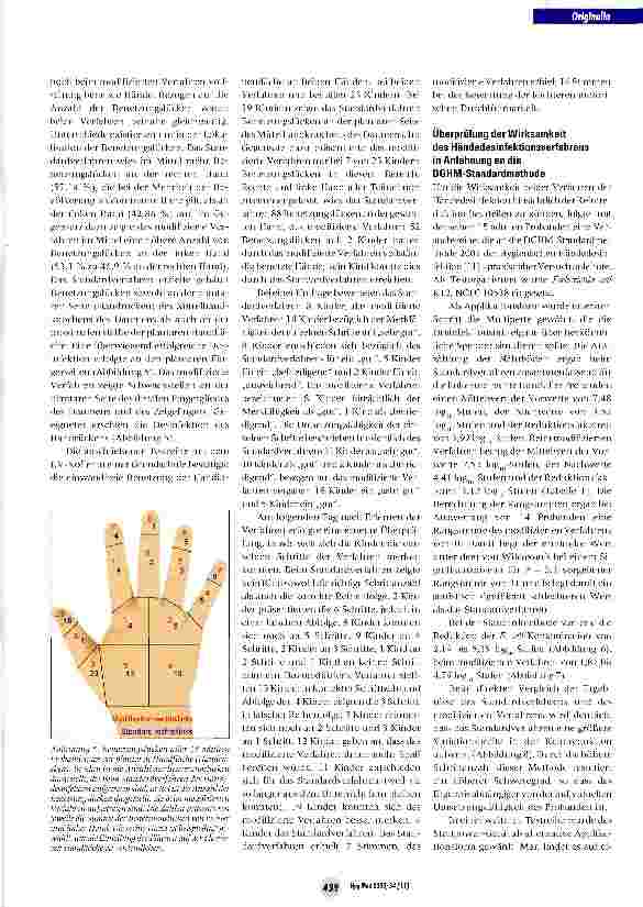 Vorschauseite 6: Praktische Untersuchungen zur kindgerechten Modifikation der hygienischen Händedesinfektion