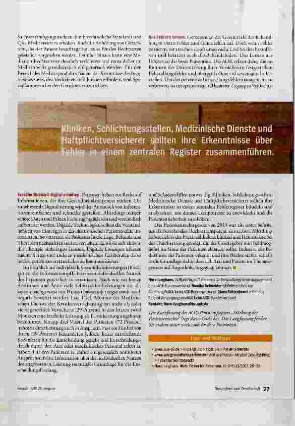 Vorschauseite 5: Die Mauer des Schweigens durchbrechen