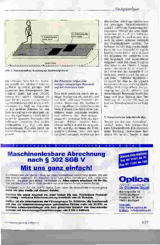 Vorschauseite 4: Ganganalytische Untersuchung nach operativ versorgten Rupturen des vorderen Kreuzbandes