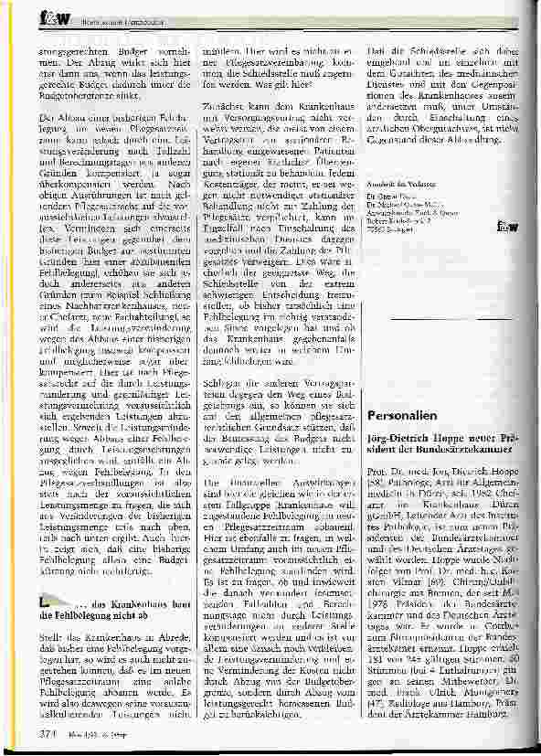 Vorschauseite 4: Warum ein Fehlbelegungsabzug?