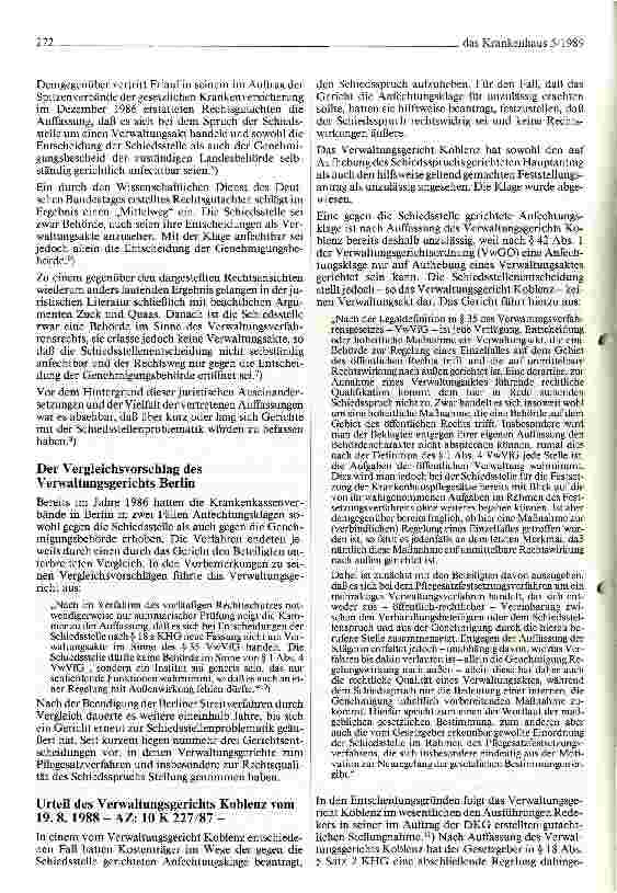 Vorschauseite 2: Erste Gerichtsurteile zur Rechtsnatur der Schiedsstellenentscheidungen