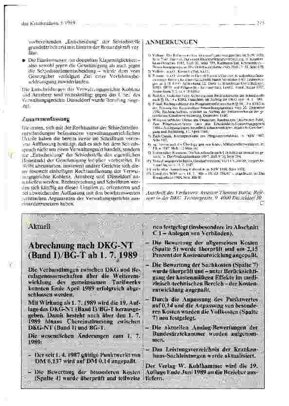 Vorschauseite 5: Erste Gerichtsurteile zur Rechtsnatur der Schiedsstellenentscheidungen
