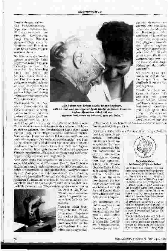 Vorschauseite 2: Die andere Altenberatung Göttinger Verein Herbstzeitlose e.V.