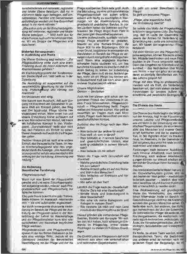 Vorschauseite 3: Auf dem Weg zum Krankenhaus 2000 Qualität in der Krankenpflege - Ist ihr Erhalt noch möglich?