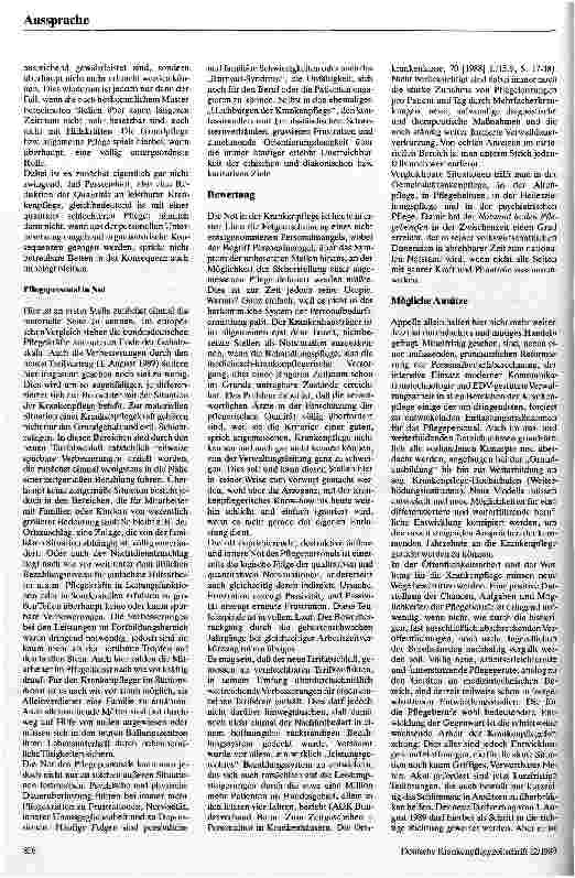 Vorschauseite 2: Pflegenotstand - Dilemma mit Ausweg?
