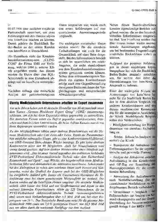 Vorschauseite 3: Benchmarking als Bestandteil einer strategischen Unternehmensentwicklung zum Geschäftszentrum Krankenhaus