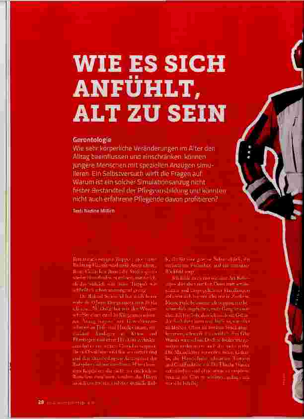 Vorschauseite 1: WIE ES SICH ANFÜHLT, ALT ZU SEIN