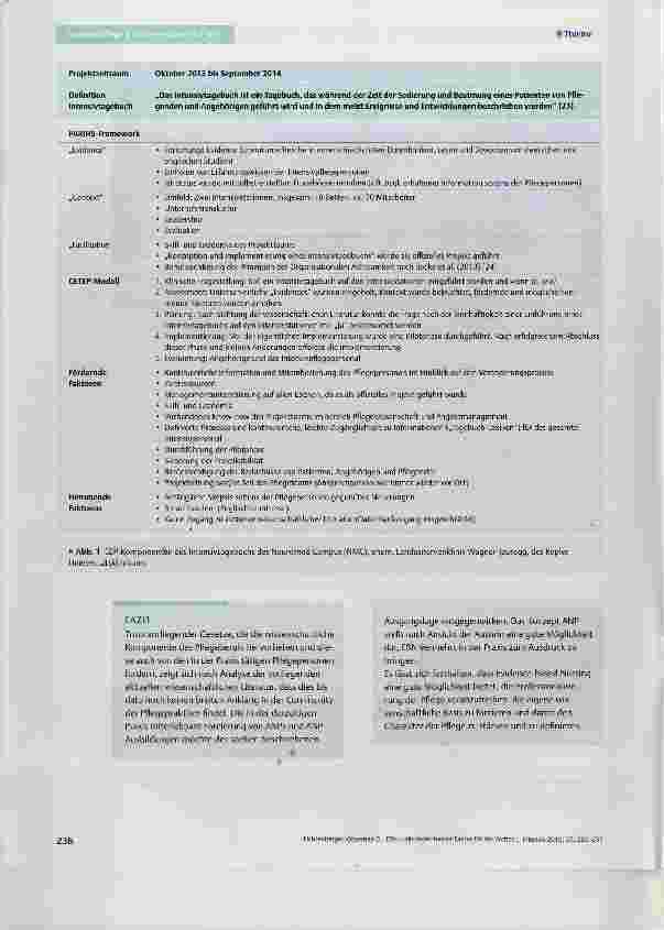 Vorschauseite 5: EBN - ein bedeutender Faktor zur Weiterentwicklung der (Intensiv-)Pflege