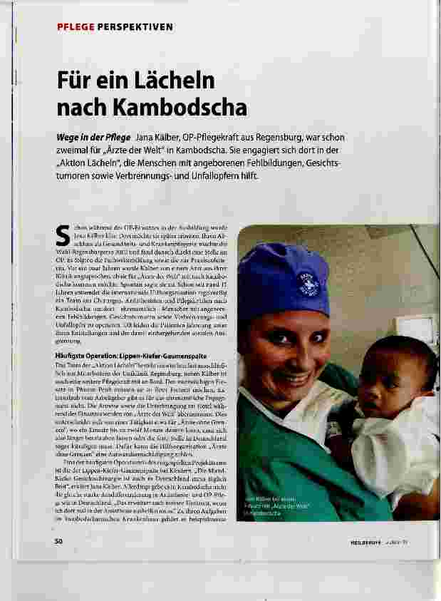 Vorschauseite 1: Für ein Lächeln nach Kambodscha