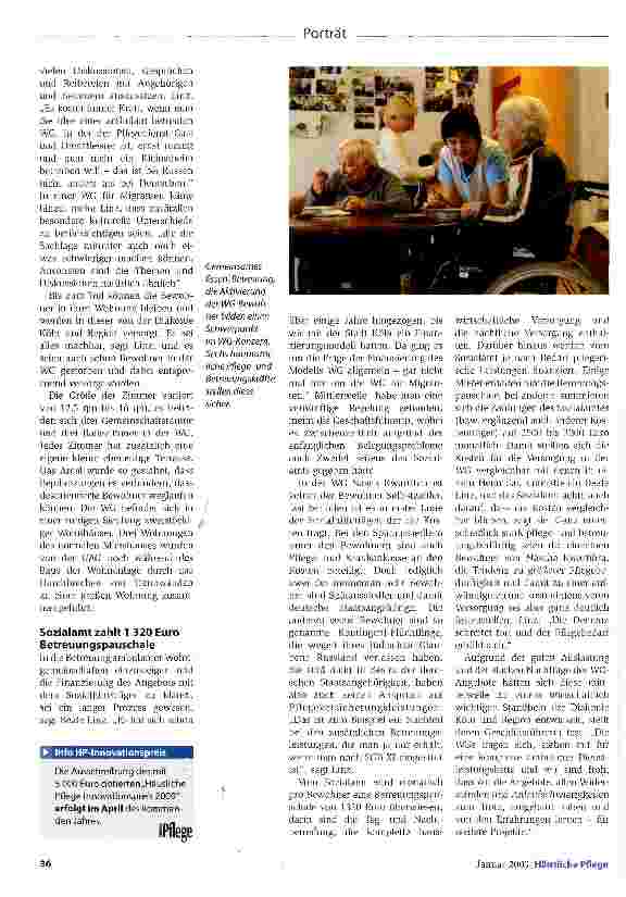 Vorschauseite 3: Auch Migranten mit passgenauen ambulanten Wohnund Betreuungsangeboten erreichen„Man braucht anfangs einen langen Atem