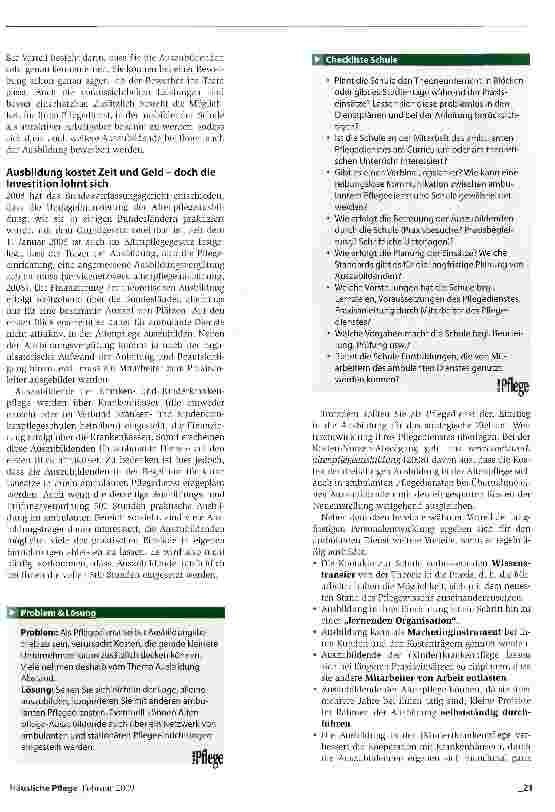 Vorschauseite 2: Selbst für Nachwuchs sorgen