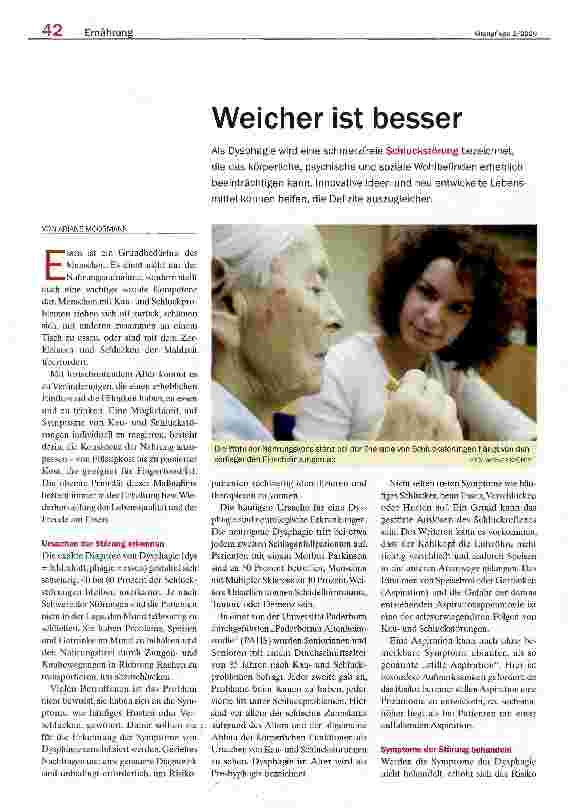 Vorschauseite 1: Weicher ist besser