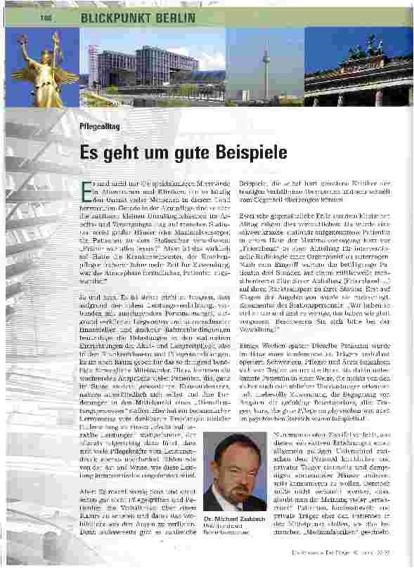 Vorschauseite 1: Es geht um gute Beispiele