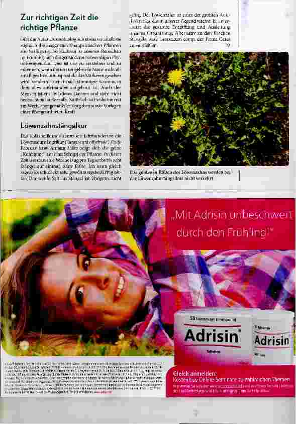 Vorschauseite 2: Frühjahrskuren