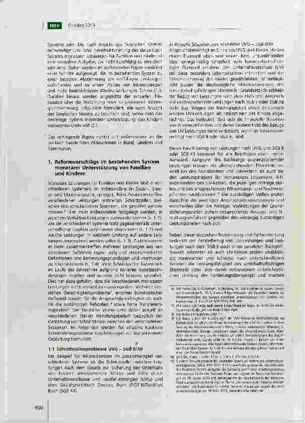 Vorschauseite 2: Empfehlungen des Deutschen Vereins zur Weiterentwicklung des Systems monetärer Unterstützung von Familien und Kindern
