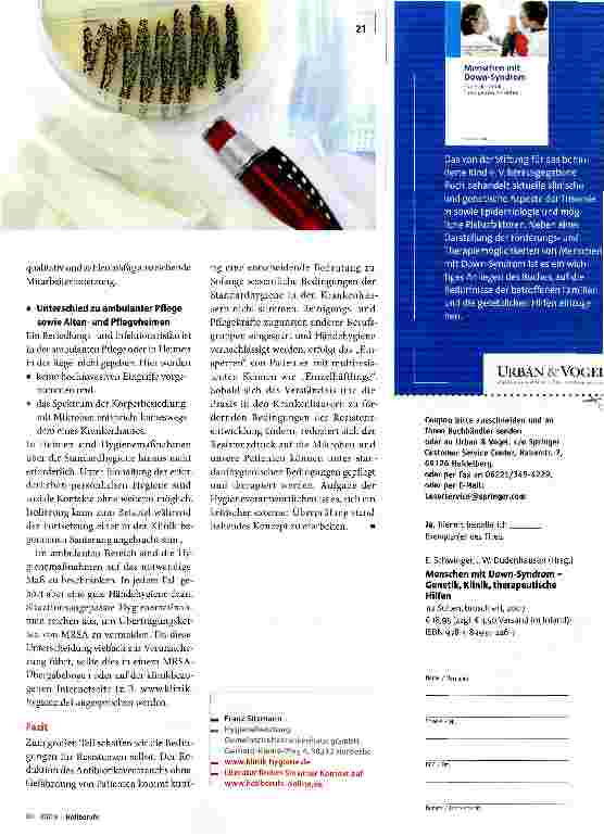 Vorschauseite 4: MRSA - Angemessen reagieren