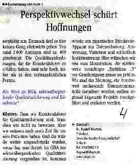 Vorschauseite 2: Perspektivwechsel schürt Hoffnungen