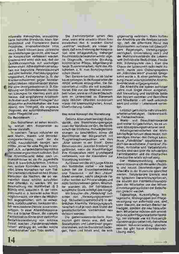 Vorschauseite 3: Zusammenarbeit oder Chaos in der kommunalen Altenarbeit